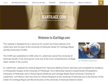 Tablet Screenshot of icartilage.com